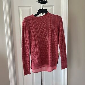 Pink Sparkly Jessica Simpson sweater women’s